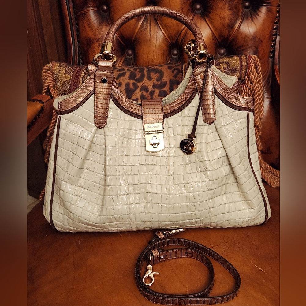 Beautiful Brahmin Elise, Marshmallow La Scala Elegant and Sophisticated.